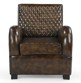 ARMSTRONG Luxury Buffalo Hide Leather Armchair