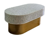 Opulent Elegance Mother of Pearl Coffee Table