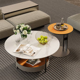 Hurstbridge Round Coffee Table, White