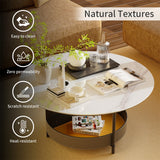 Hurstbridge Round Coffee Table, White