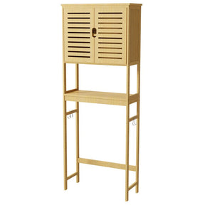 Kalangadoo Bamboo Over Toilet Cabinet, Natural Wood image 1