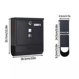 Wall mounted mailbox dimensions