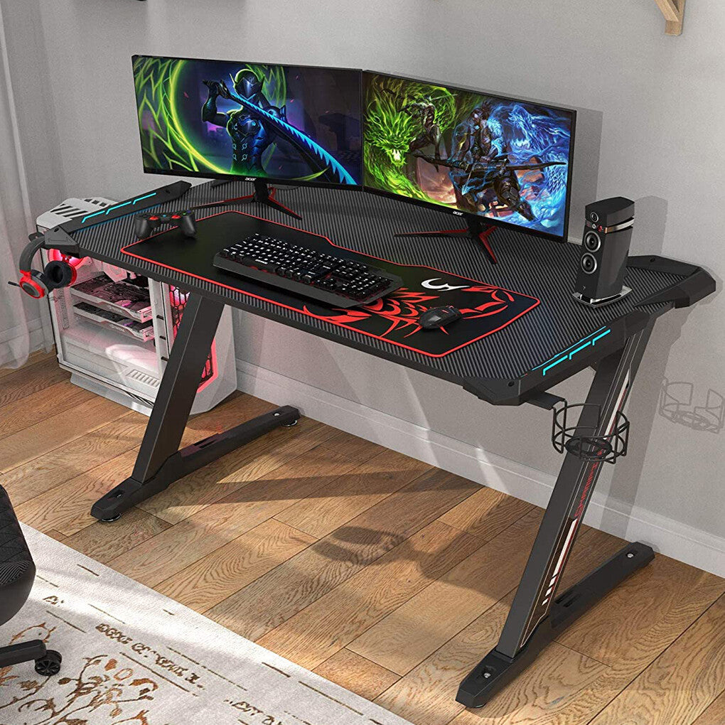 Moncrieff Gaming Desk, Black 140cm