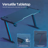 Moncrieff Gaming Desk, Black 140cm