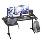 Fisher Gaming Desk, Black 160cm view 2