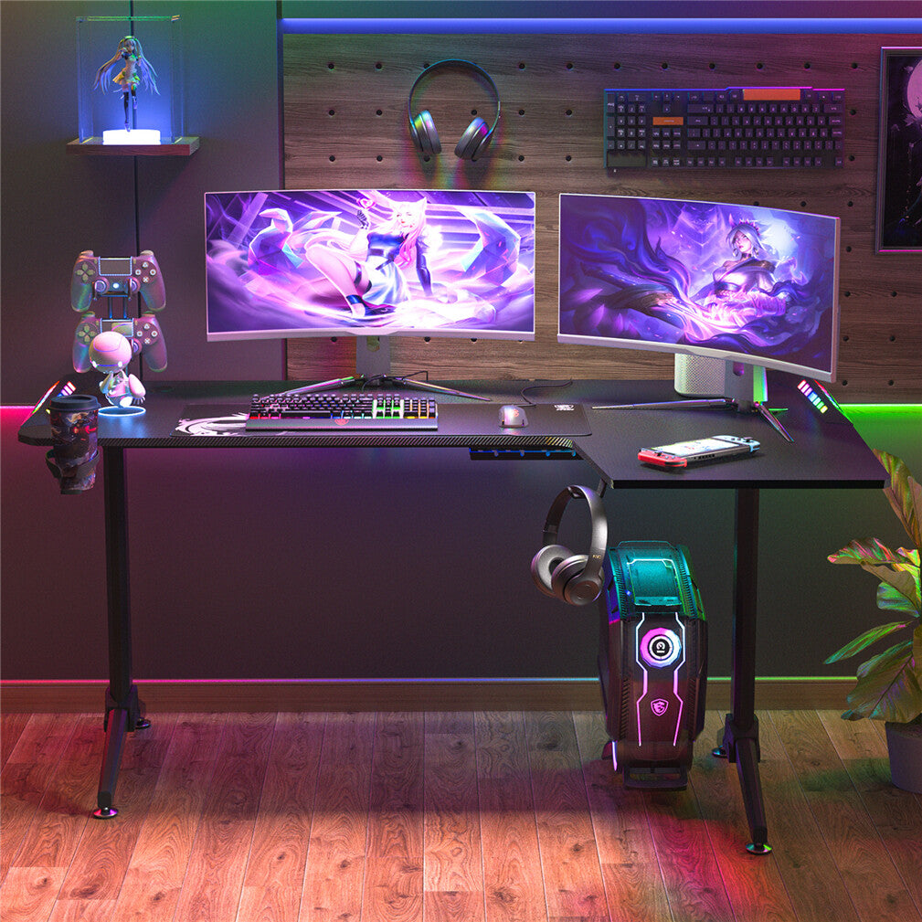 Fisher Gaming Desk, Black 160cm view 2