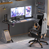 Fisher Gaming Desk, Black 160cm view 4