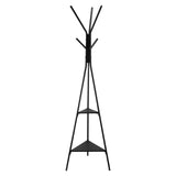 Leopold Marble Base Coat Stand, Gold and White