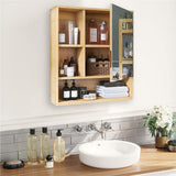 Wrattonbully 555mm Mirror Cabinet, Natural