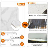Doreen Marble Coffee Table, White