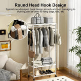 St Leonards Bamboo Clothes Rack, White
