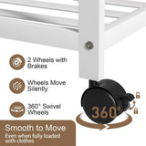St Leonards Bamboo Clothes Rack, White