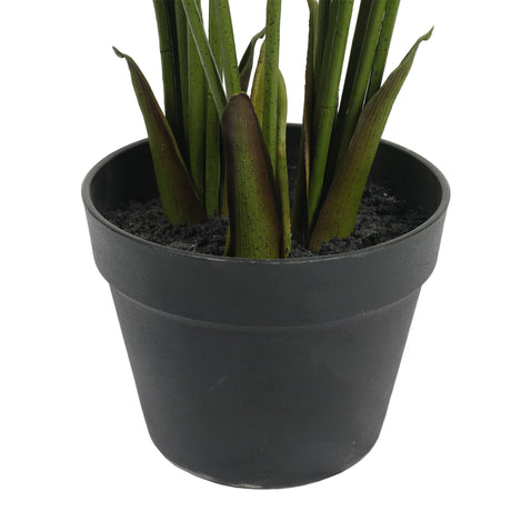 Artificial areca fern tree close-up showing detailed leaf and frond texture — Allure Home Collections