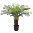 Artificial cycas cycad palm tree 105cm UV resistant with lifelike fronds — Allure Home Collections