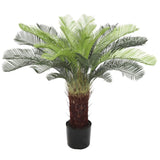 Artificial cycas cycad palm tree 105cm UV resistant with lifelike fronds — Allure Home Collections