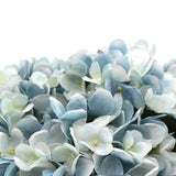 Premium faux hydrangea glass vase base and stem detail — Allure Home Collections