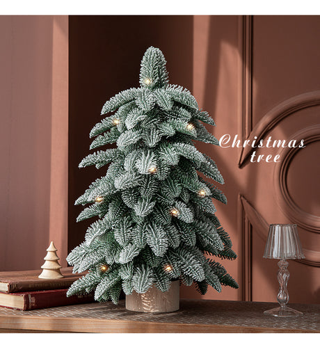 Snow-Covered 55cm Mini Christmas Tree