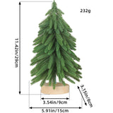 Elegant 11.42 Inch Miniature Pine Tree