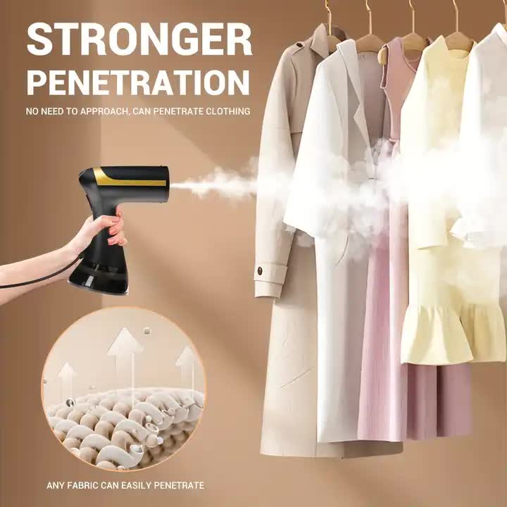 Gaucin Handheld Garment Steamer, Mini, Black