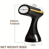 Gaucin Handheld Garment Steamer, Mini, Black