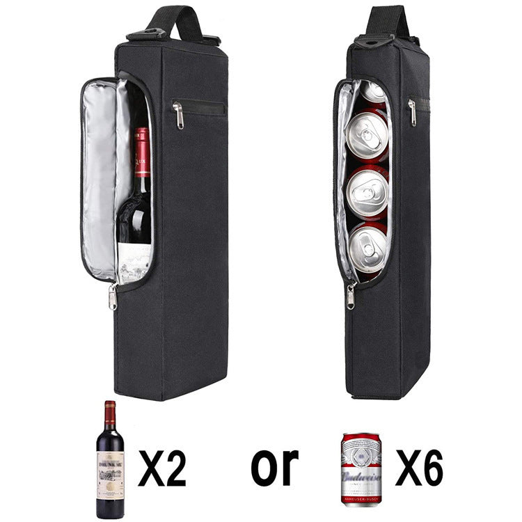 Murrah Insulated Beverage Cooler Bag with Shoulder Strap, 6 Can