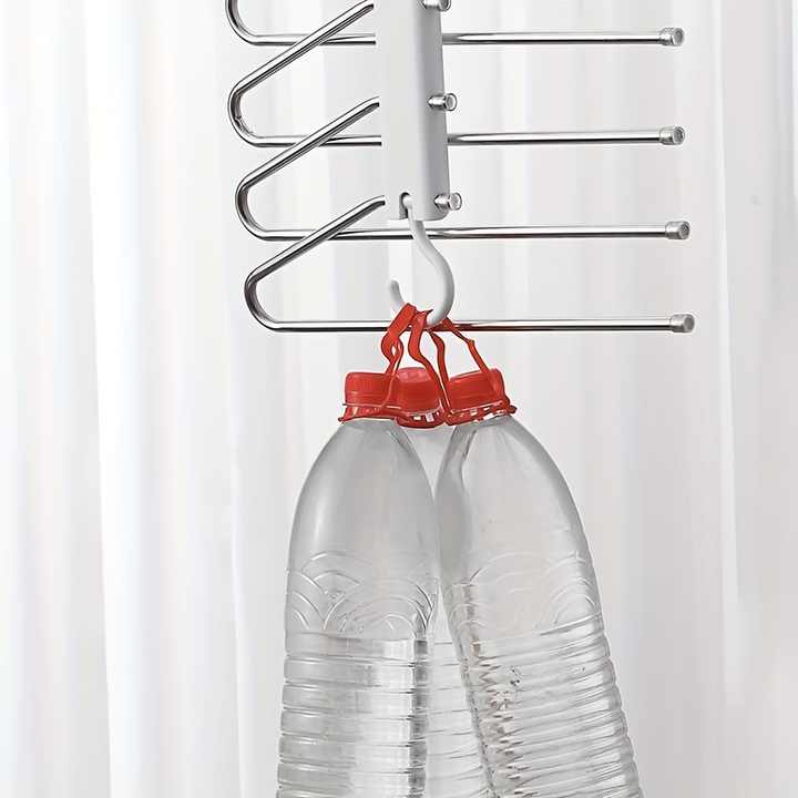 Foldable Black Stainless Steel Pants Hanger