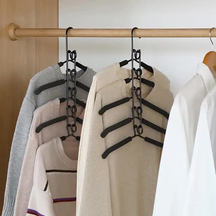 Multi-Layer Foam Hanger for Space-Saving Organization