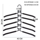 Multi-Layer Foam Hanger for Space-Saving Organization