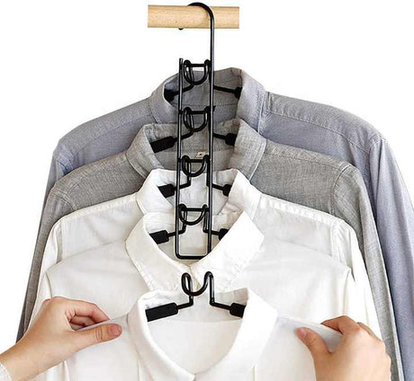 Multi-Layer Foam Hanger - Space-Saving Organizer