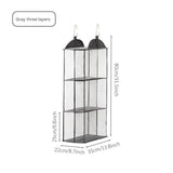 Grey Multi-Layer Dustproof Hanging Storage Bag