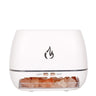 Wooden LED Flame Aromatherapy Essential Oil Diffuser with Humidifier and Ambient Light