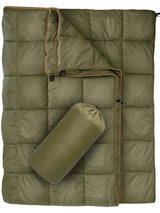 Compact Quilted Outdoor Blanket, military green