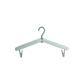 Gatton green folding travel hangers, 2pcs with hidden clips for small items