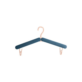 Gatton blue folding travel hangers, 2pcs with hidden clips for small items