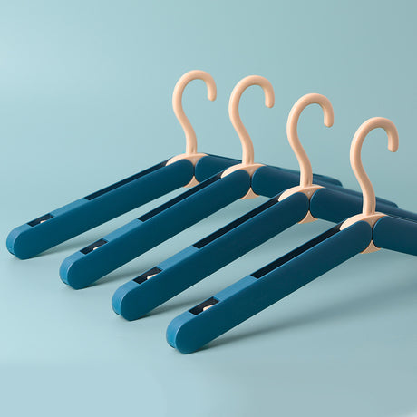 Portable Pink Travel Hanger with Hidden Clips
