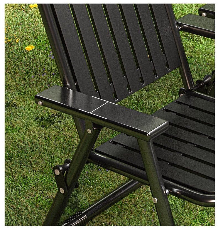 Namatjira Folding Camp Recliner Chair, Coffee