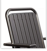 Namatjira Folding Camp Recliner Chair, Black