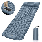 Michel grey foot operated inflatable camping mat