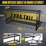 3 Tier Wall Mounted Power Tool Organiser Rack side view