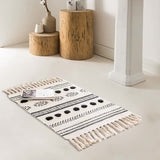 Handwoven Cotton Tassel Rug - 60x90cm