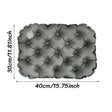 Olive grey inflatable seat cushion for outdoor use