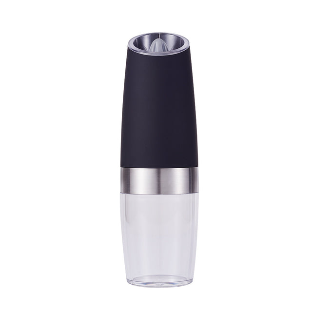 Enna electric gravity salt and pepper grinder set in black with LED light