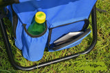 Insulated Cooler Backpack Chair - Foldable Stool for Picnics & BBQ
