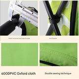 Insulated Cooler Backpack Chair - Foldable Stool for Picnics & BBQ