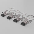 Premium Black Stainless Steel Hanging Clips Set