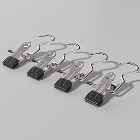 Dalby black stainless steel hanging clips, 35pcs with S hooks