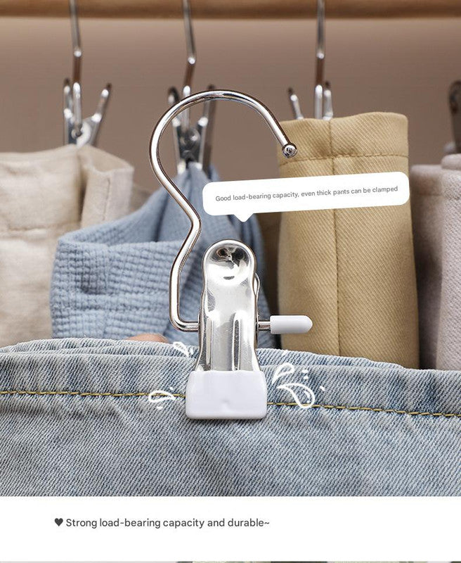 Stainless Steel Heavy-Duty Hanging Clips (35 PCS)