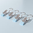 Blue Stainless Steel Hanging Clips Set of 35