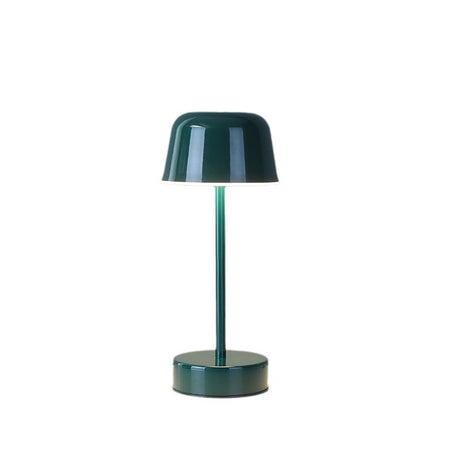 Red Modern Minimalist LED Table Lamp - Rechargeable Touch Control Desk Light