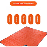 Emergency Survival Blanket, silver reflective side